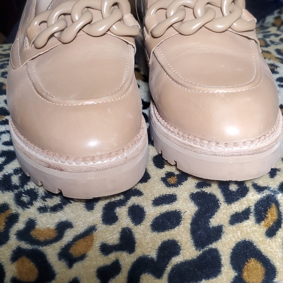 FRANKIE4 Saint Platform Loafer Biscuit Women's Tan Color Size 8.5 - Picture 4 of 12